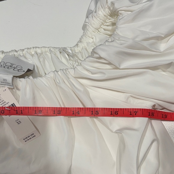 NWT Anthropology Mare Mare Off-Shoulder White mini dress/top size XS - Picture 12 of 16